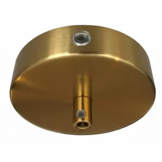 Emrik single ceiling base, brass