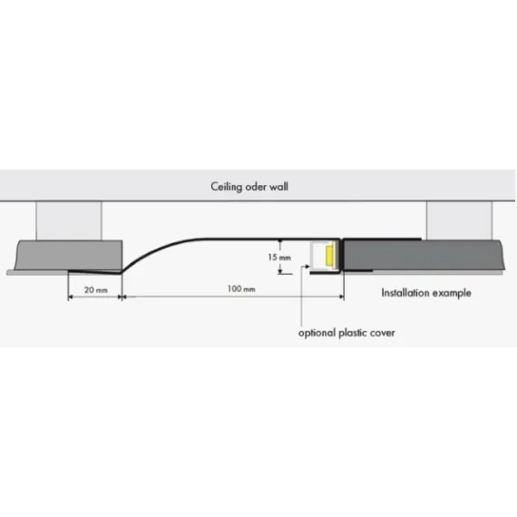 PROLED Cove lighting profile R 2M