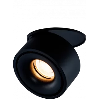 Glow 59 recessed, jet black (RAL9005)