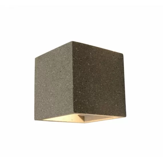 Sorrenca wall lamp, black concrete